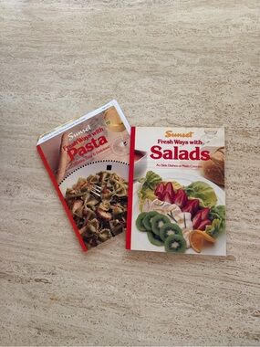 Sunset Fresh Ways with Salads and Pasta Cookbooks